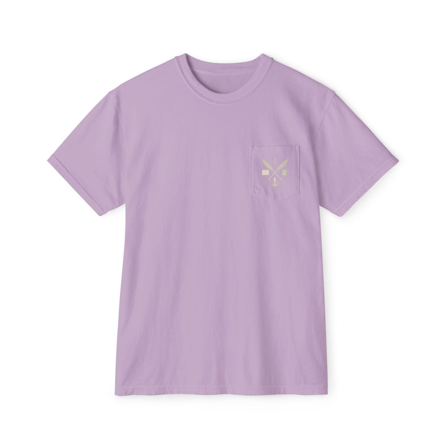 The EverWritten Pocket Tee – Wear the Crest. Carry the Story.