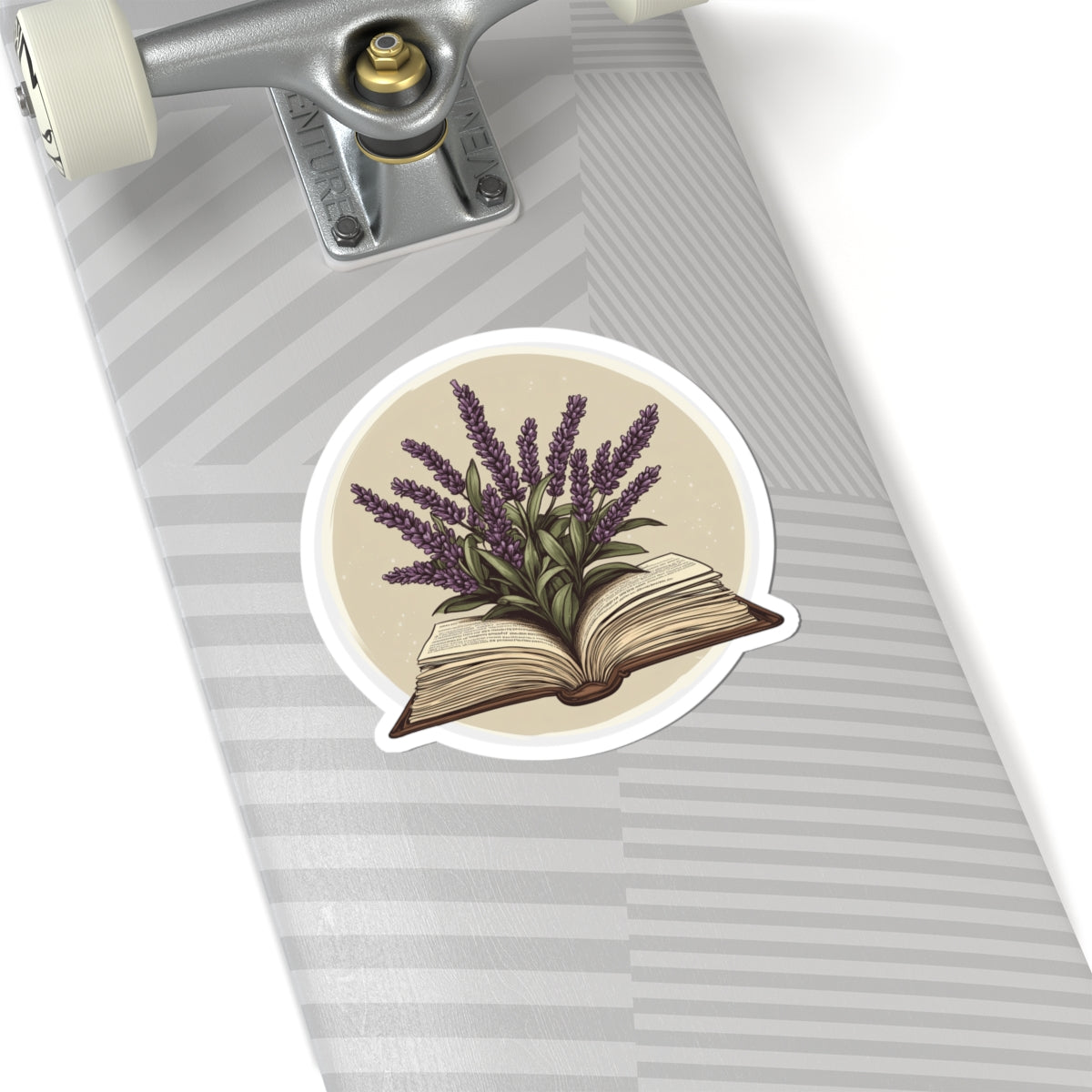 Lavender Book Sticker – A Tiny Tribute to Stories and Stillness