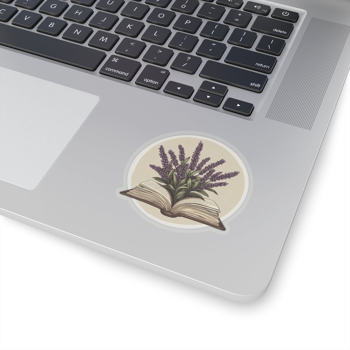 Lavender Book Sticker – A Tiny Tribute to Stories and Stillness