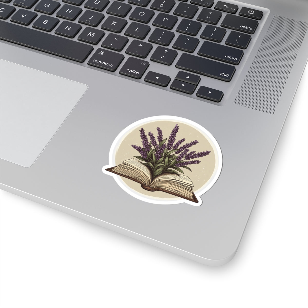 Lavender Book Sticker – A Tiny Tribute to Stories and Stillness