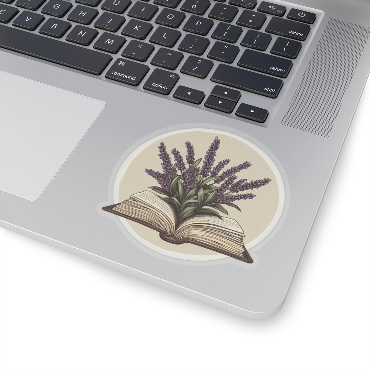 Lavender Book Sticker – A Tiny Tribute to Stories and Stillness
