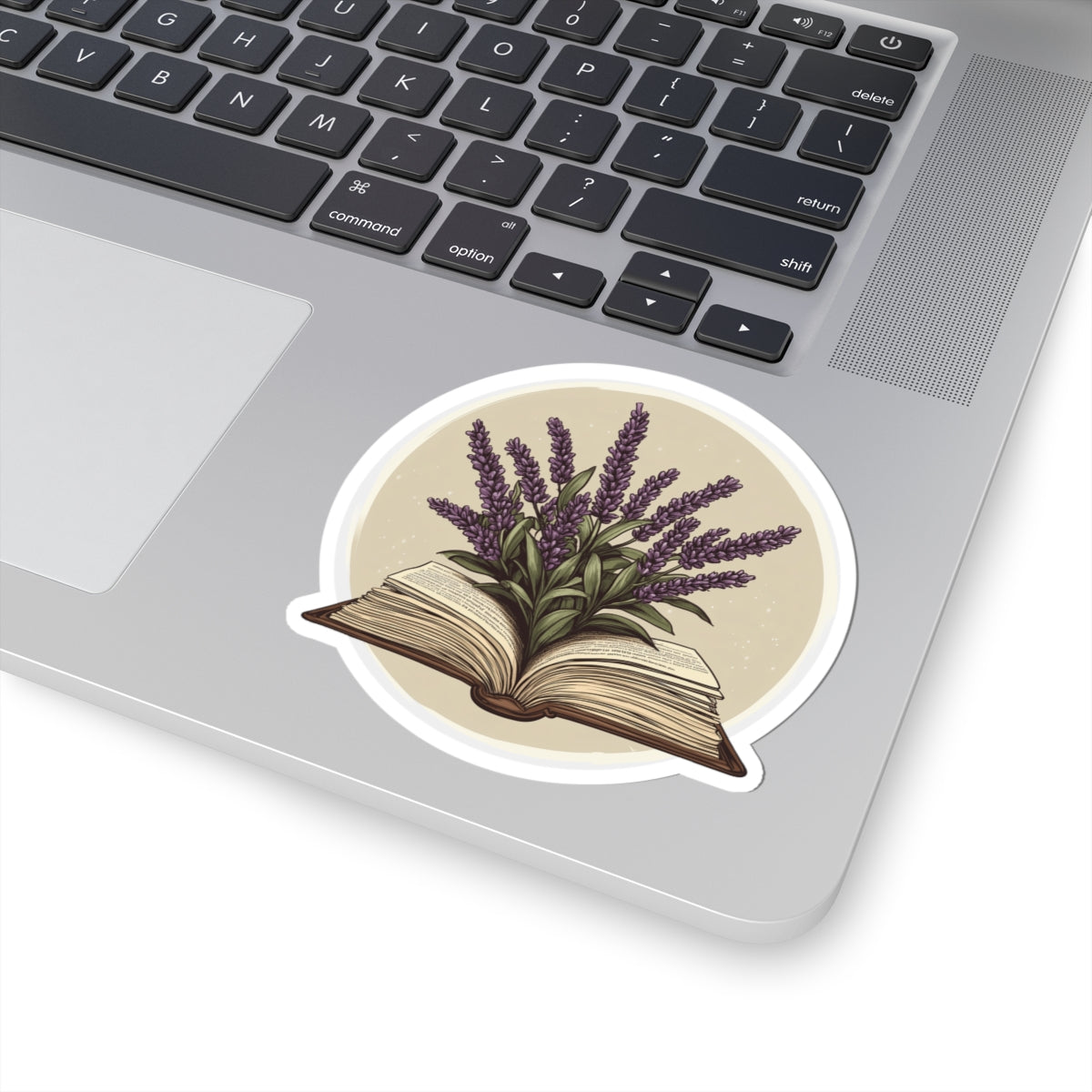 Lavender Book Sticker – A Tiny Tribute to Stories and Stillness